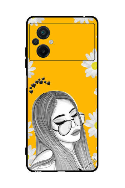 Covernex Protective Case Cover For Xiaomi Poco M5 4G Glasses Girl Art