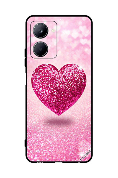Covernex غطاء حماية لهاتف Realme C33 - قلب لامع