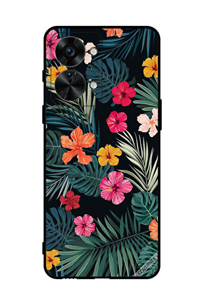 Covernex غطاء حماية لهاتف OnePlus NORD 2T متعدد الألوان بنقشة زهور وريش