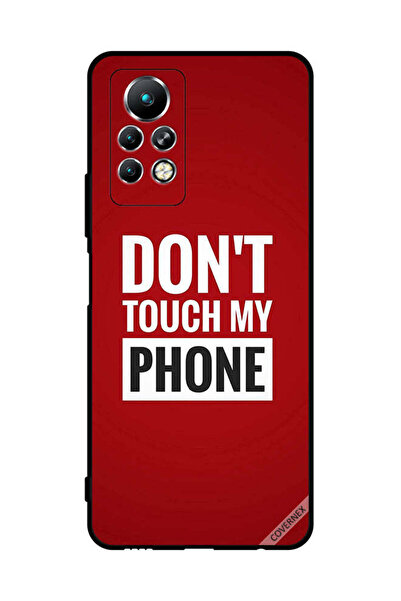Covernex غطاء حماية لهاتف Infinix Note 11 Pro مطبوع عليه عبارة "لا تلمس هاتفي"