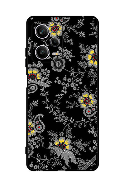 Covernex غطاء حماية لهاتف شاومي ريدمي نوت 12 برو بخلفية زهور فنية