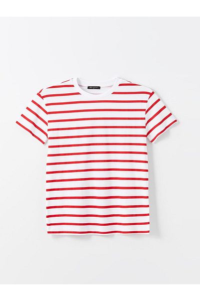 LC Waikiki Crew Neck Striped Women's T-Shirt