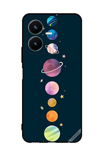 Covernex غطاء حماية لهاتف فيفو Y22 - كواكب في صف واحد