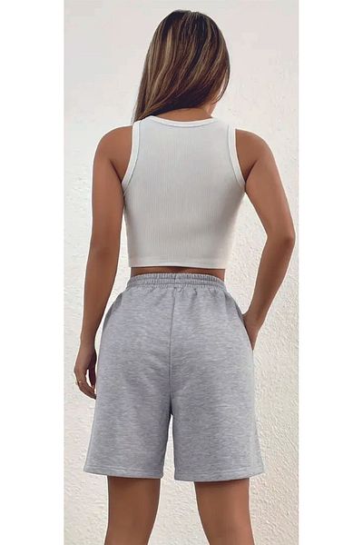 HOFFNUNG Unisex 2Ip Comfortable Fit Straight Leg Shorts
