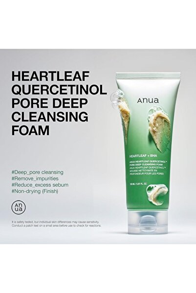 ANUA HEARTLEAF QUERCETINOL PORE DEEP CLEANSING FOAM 150ml