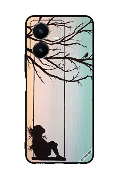 Covernex Protective Case Cover For Vivo Y22s Sad Little Girl Art Paint