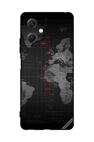 Covernex Protective Case Cover For Xiaomi Redmi Note 12 World Map