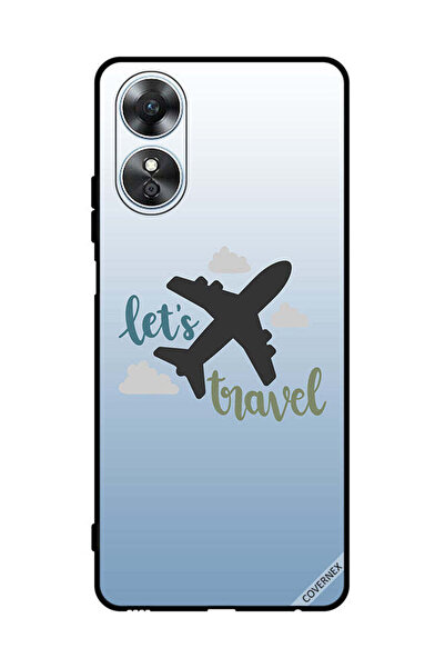 Covernex غطاء حماية لهاتف Oppo A17 Lets Travel