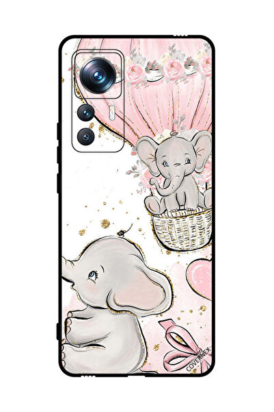 Covernex غطاء حماية لهاتف شاومي 12T Pro برسومات فيلة صغيرة