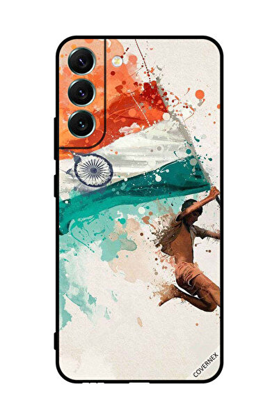 Covernex غطاء حماية لهاتف سامسونج S22+ 5G يحمل علم الهند أثناء الطيران