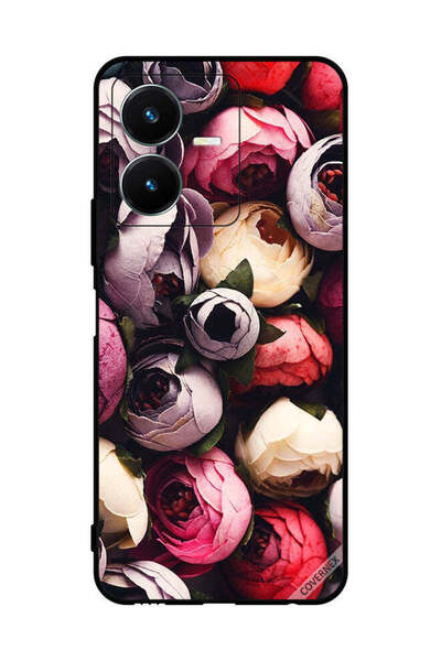 Covernex Protective Case Cover For Vivo Y22s Dark Cone Roses