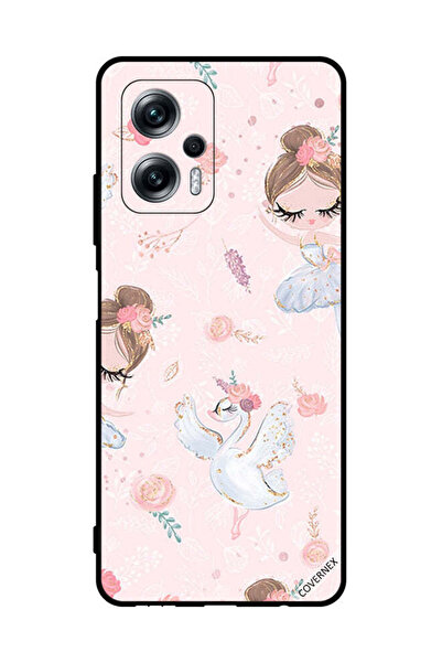 Covernex غطاء حماية لهاتف شاومي بوكو X4 جي تي - فتاة دوللي مع زهور