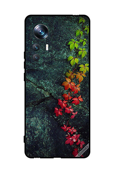 Covernex غطاء حماية لهاتف شاومي 12T برو بأوراق جميلة