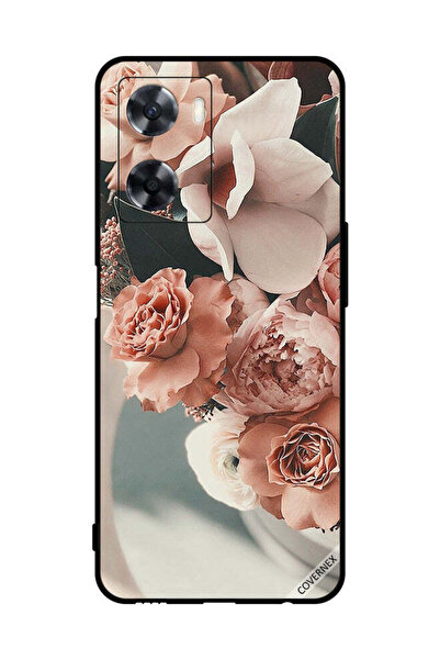 Covernex غطاء حماية لهاتف Oppo A77 4G باقة من أزهار الخوخ الجميلة