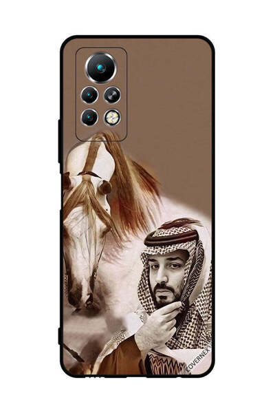 Covernex غطاء حماية لهاتف إنفينيكس نوت 11 برو محمد بن سلمان أمام حصان