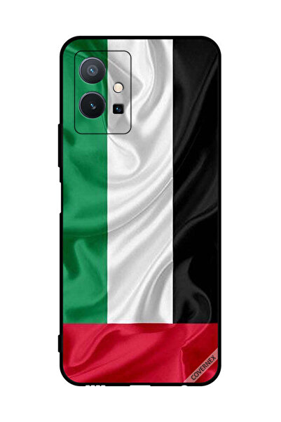 Covernex غطاء حماية لهاتف فيفو T1 5G، قماش علم الإمارات العربية المتحدة