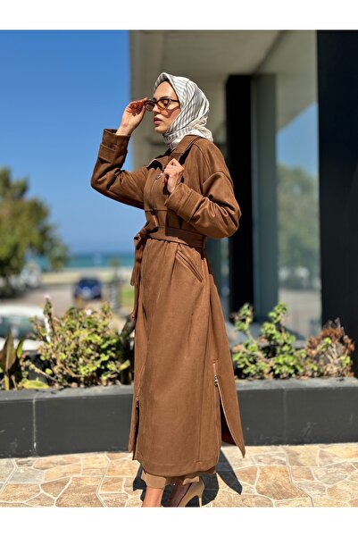 MissWhence Suede Coat 36405