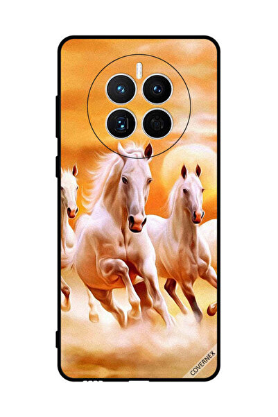 Covernex غطاء حماية لهاتف هواوي ميت 50E - خيول تركض
