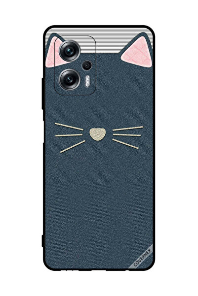 Covernex غطاء حماية لهاتف Xiaomi Poco X4 GT بنمط جلد القطة