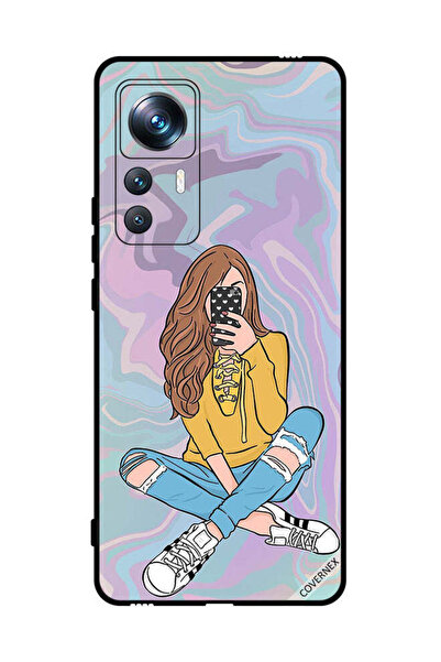Covernex Protective Case Cover For Xiaomi 12T Pro Girl Taking Photo