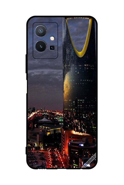 Covernex غطاء حماية لهاتف فيفو T1 5G منظر برج الفيصلية في المساء