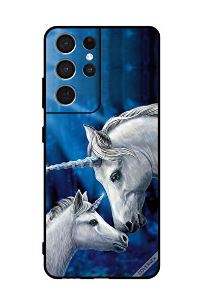 Covernex غطاء حماية لهاتف سامسونج S21 Ultra 5G - محب يونيكورن - طفل يونيكورن