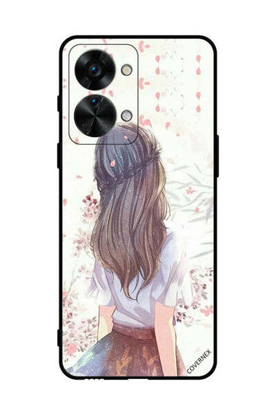 Covernex غطاء حماية لهاتف OnePlus NORD 2T بطبعة فتاة لطيفة في تفكير عميق