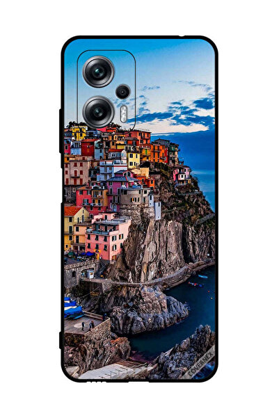 Covernex غطاء حماية لهاتف شاومي ريدمي نوت 11T برو - منازل ملونة على البحر
