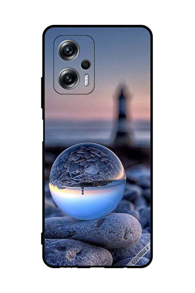 Covernex غطاء حماية لهاتف شاومي بوكو X4 جي تي - تصوير الطبيعة في زجاج دائري