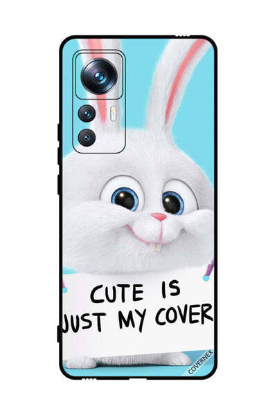 Covernex غطاء حماية لهاتف Xiaomi 12T Pro، أرنب لطيف هو مجرد غطاء خاص بي