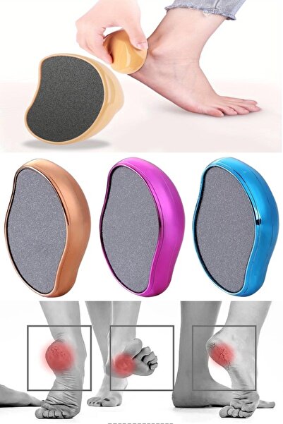 bloomplus Kristal Ölü Deri Sökücü ve Ayak Bakım Ürünü Kırılmaz Ayak Topuk Törpü Ponza Taşı Törpü