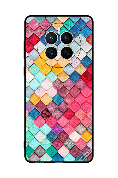 Covernex غطاء حماية لهاتف هواوي ميت 50 إي بنمط مربع ماسي