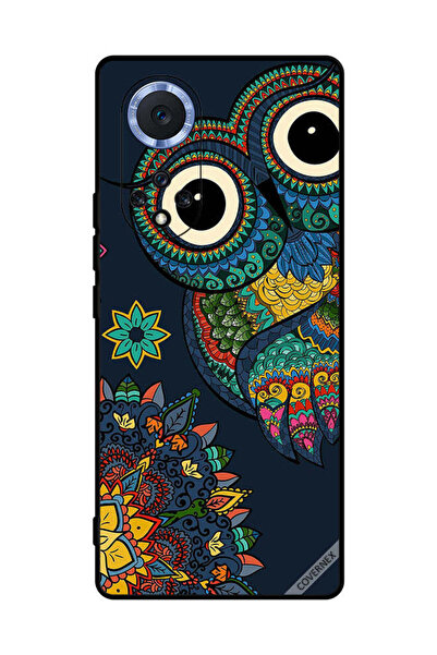 Covernex غطاء حماية لهاتف Honor 50 Pro بتصميم بومة زهرية