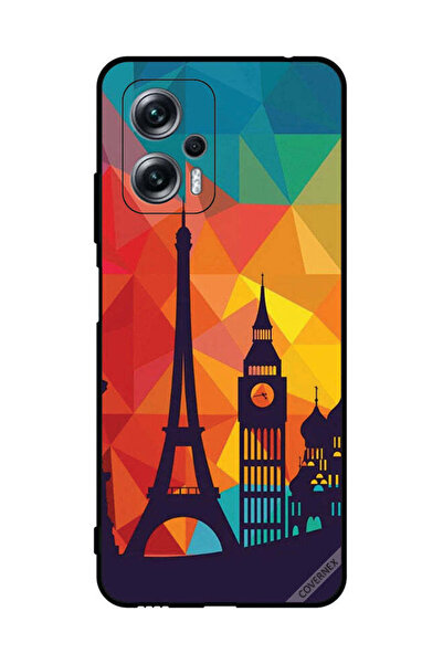Covernex غطاء حماية لهاتف شاومي ريدمي نوت 11T برو بنمط باريس الملون