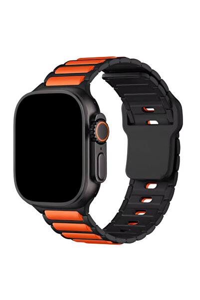 Dexmon سوار سيليكون متوافق مع ساعة أبل 11 10 9 8 7 6 SE Ultra مقاس 42 44 45 4...