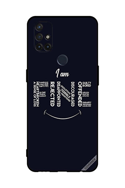 Covernex غطاء حماية لهاتف OnePlus Nord N10 5G بخط اليد "أنا بخير"