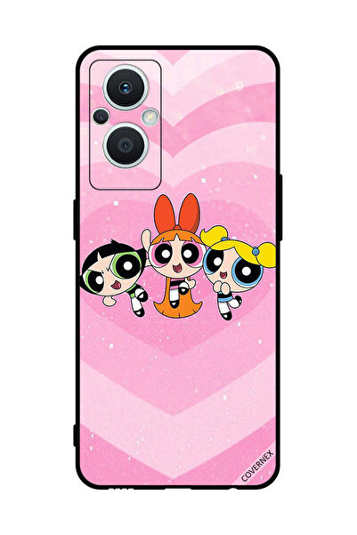 Covernex غطاء حماية لهاتف Oppo Reno 7 Lite - رسوم متحركة للفتيات المحترفات