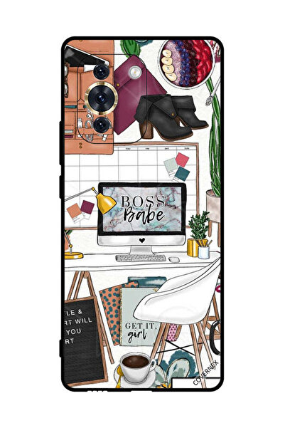 Covernex غطاء حماية لهاتف هواوي نوفا 10 برو - مشبك فني من Boss Babe