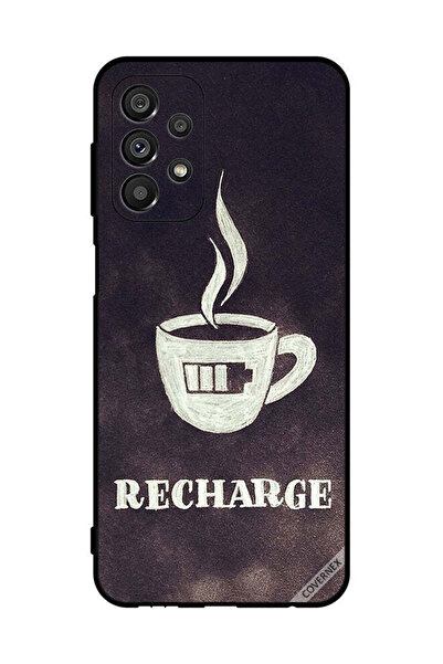 Covernex Protective Case Cover For Samsung Galaxy A23 5G Coffee Recharge