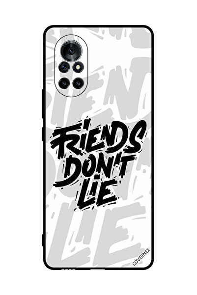 Covernex غطاء حماية لهاتف هواوي نوفا 8 - الخط العربي - الأصدقاء لا يكذبون