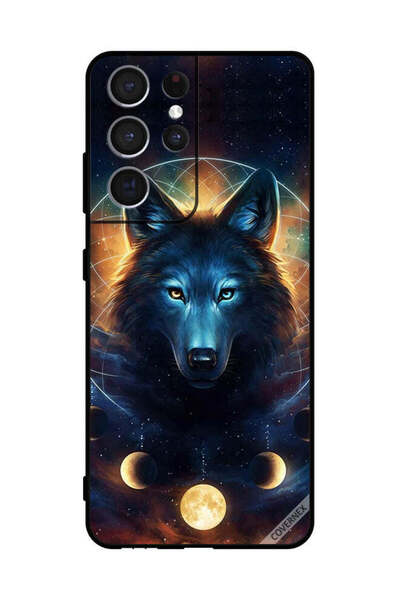 Covernex Protective Case Cover For Sumsung S21 Ultra 5G Wolf In Space