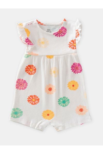Fuar Baby 100% Cotton Camisole Short Leg Baby Romper (3-24 Months)