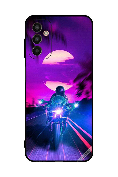 Covernex غطاء حماية لهاتف سامسونج جالاكسي M13 - راكب الدراجة النارية يترك الق...