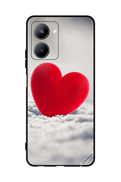 Covernex غطاء حماية لهاتف Realme C33 - قلب أحمر جميل