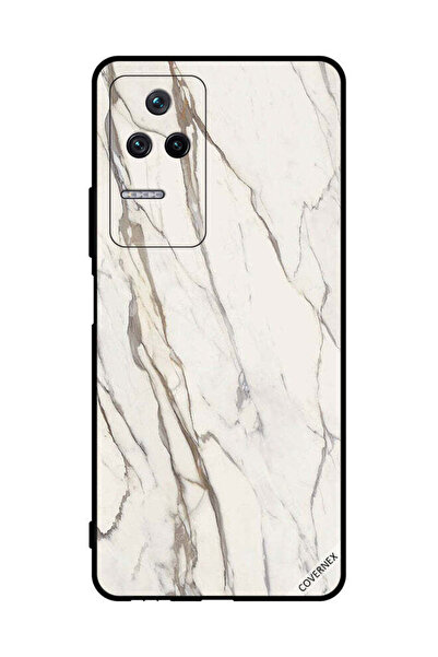 Covernex غطاء حماية لهاتف Xiaomi Poco F4 5G بنمط رخامي متشقق كلاسيكي