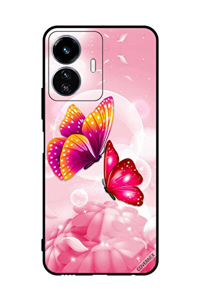 Covernex غطاء حماية لهاتف فيفو Y77 بنقشة فراشات لطيفة