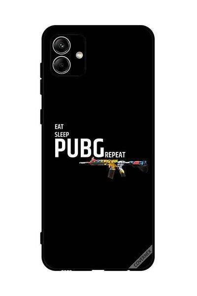 Covernex غطاء حماية لهاتف سامسونج جالاكسي A04 4G Eat Sleep Pubg Repeat