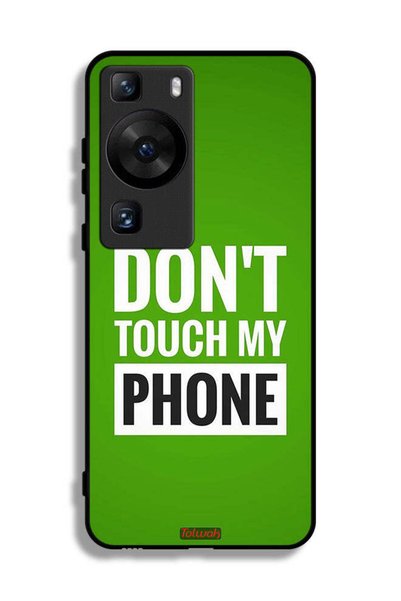 Tolwak Huawei P60 Pro Protective Case Cover Do Not Touch My Phone
