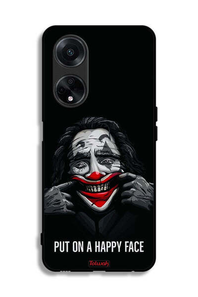 Tolwak غطاء حماية لهاتف Oppo F23 5G بوجه سعيد