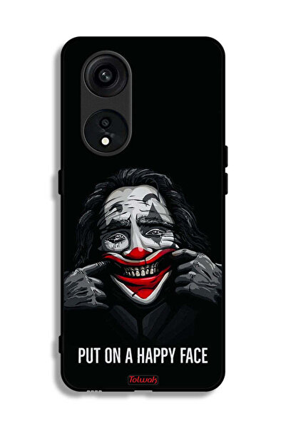Tolwak غطاء حماية لهاتف Oppo Reno 8T 5G بوجه سعيد